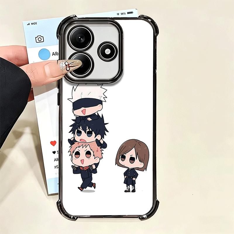 Мультяшный Милый JUJUSU Аниме Мягкий Чехол Для Телефона Для Xiaomi Poco X7 X8 Pro Max X6 X5 X3 F8 Ultra F7 M8 M7 M5S Redmi 15C 15A 15 14C 13C