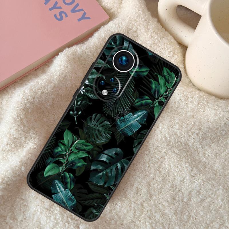 Tropical Green Plant Leaf Case For Honor X9c X8a X8b X9b X9a X8 X9 50 70 90 Lite Honor 200 Lite Magic 5 6 7 Pro Coque