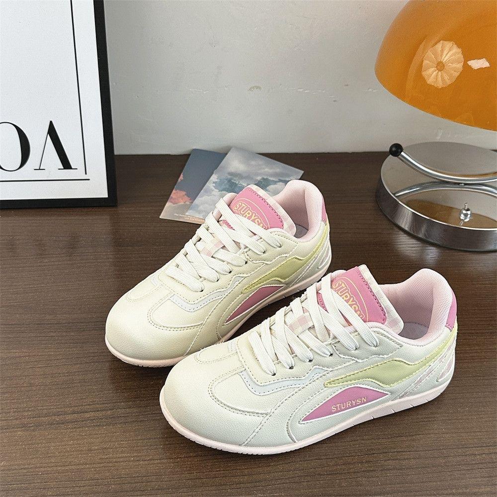 Thin-soled racing shoes Korean version ins trendy niche men and women couples retro casual Harajuku classic German training shoes board shoes