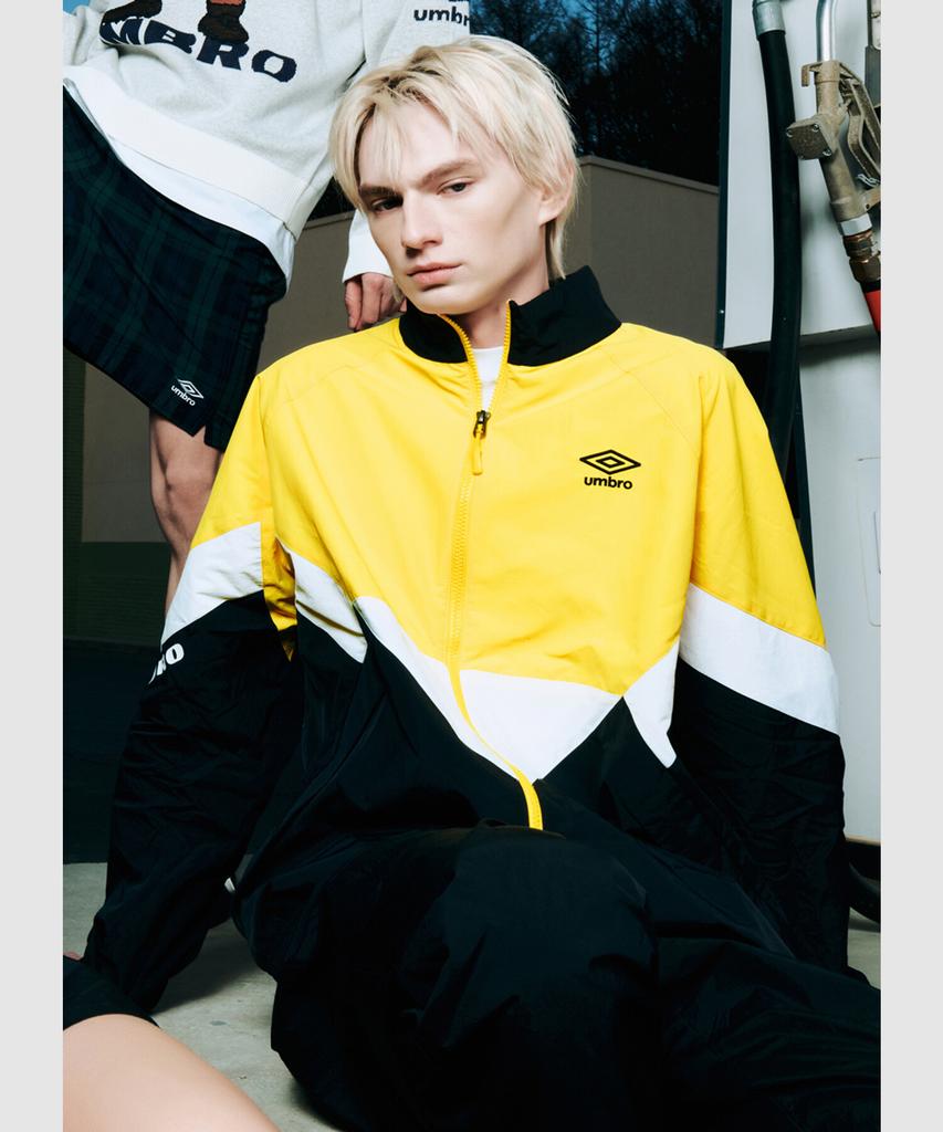 Umbro Pop Rush Colorblock Ветровка с воротником-стойкой Желтая Ur123Cjk34 (Тип)