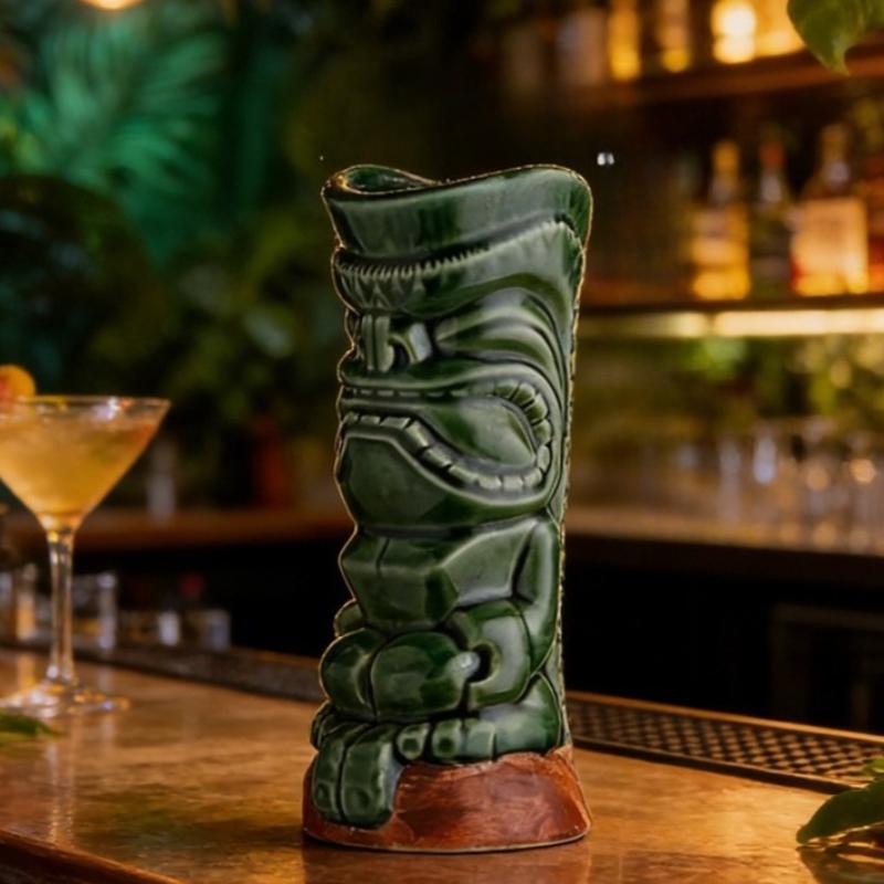 Личность Easter Island Кружки Гавайи Бокал для коктейлей Мартини Керамические кружки Вечеринка Креативная Кружка для бара Tiki Домашний декор Хэллоуин Подарок
