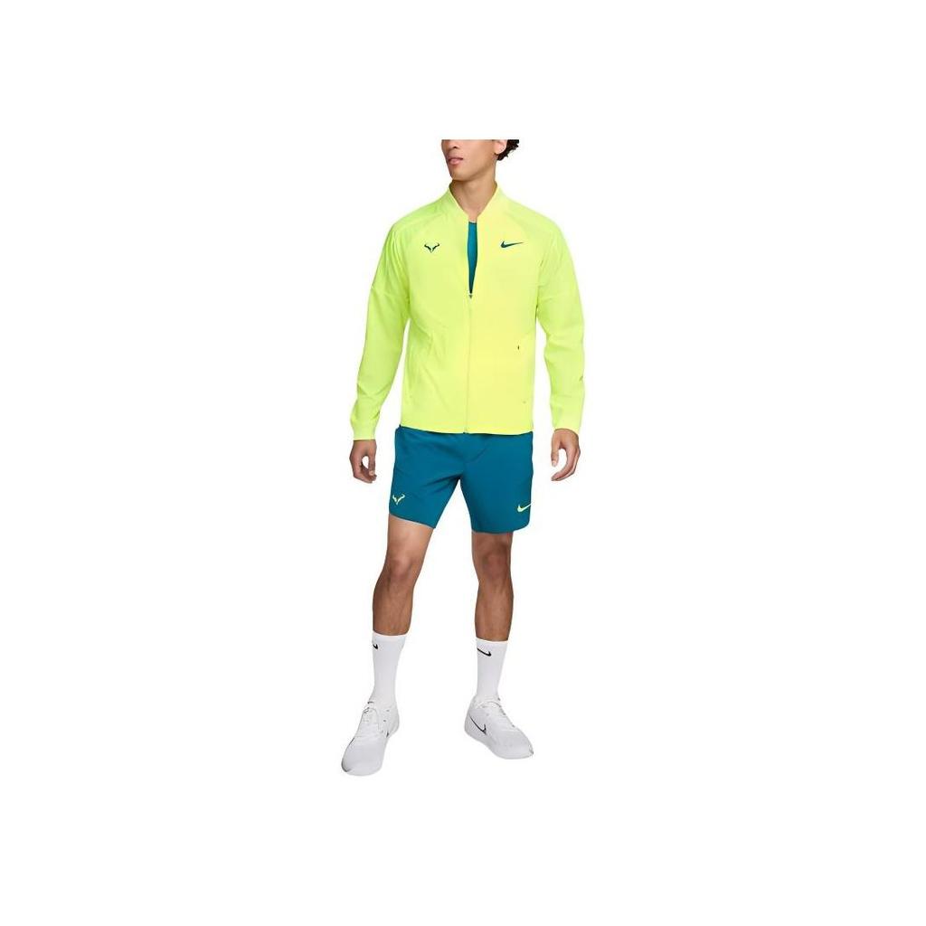 Nike Мужская теннисная куртка Dri-FIT Rafa Флуоресцентно-желтая DV2885-702