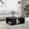  Coffee Table, Black, 90x67x33 Cm, Wood-based Material