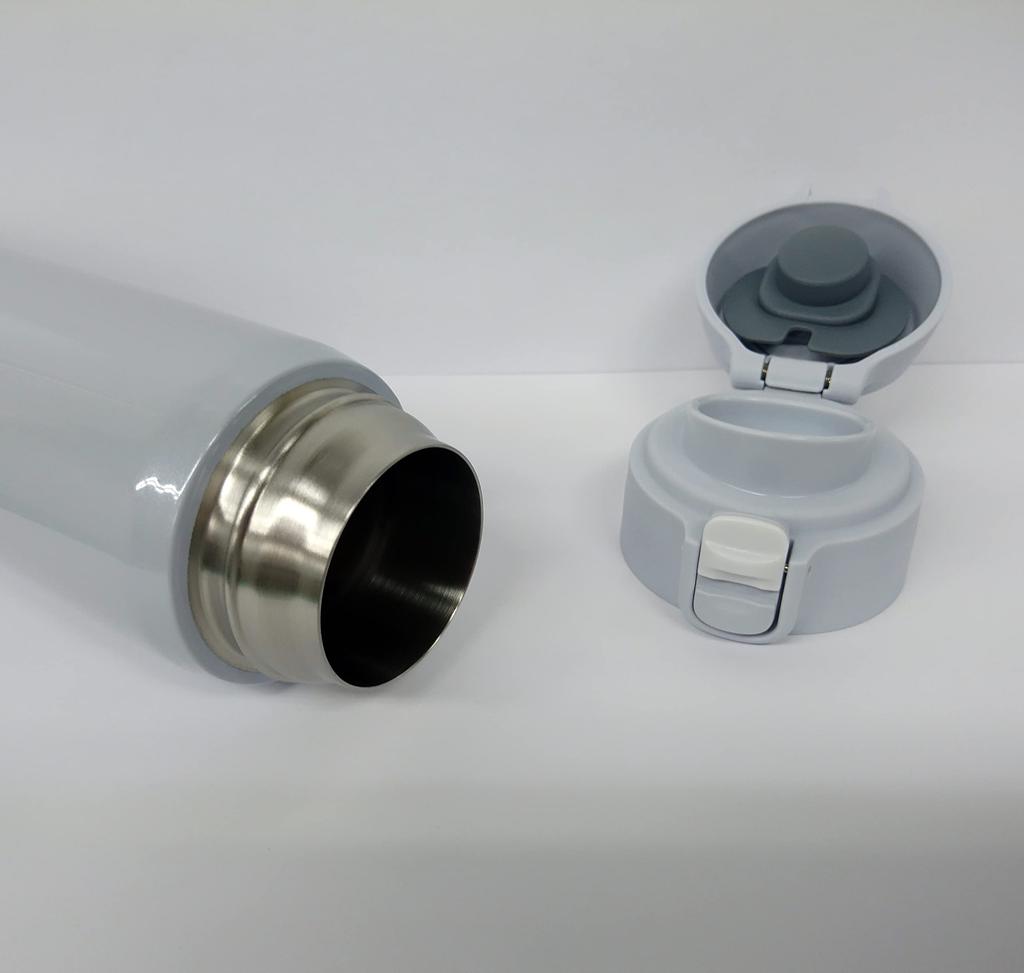 Термос Peacock Industry Peacock Бутылка для воды с замком One Touch Кружка 400 мл Fresh Grey H (Павлин) АКМ-40