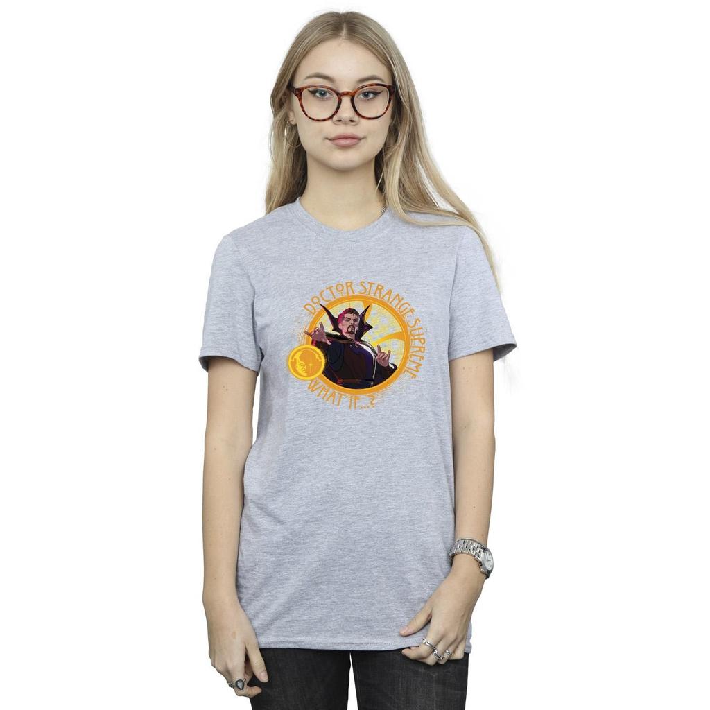 Marvel Womens/Ladies What If Supreme Dr Strange Cotton Boyfriend T-Shirt
