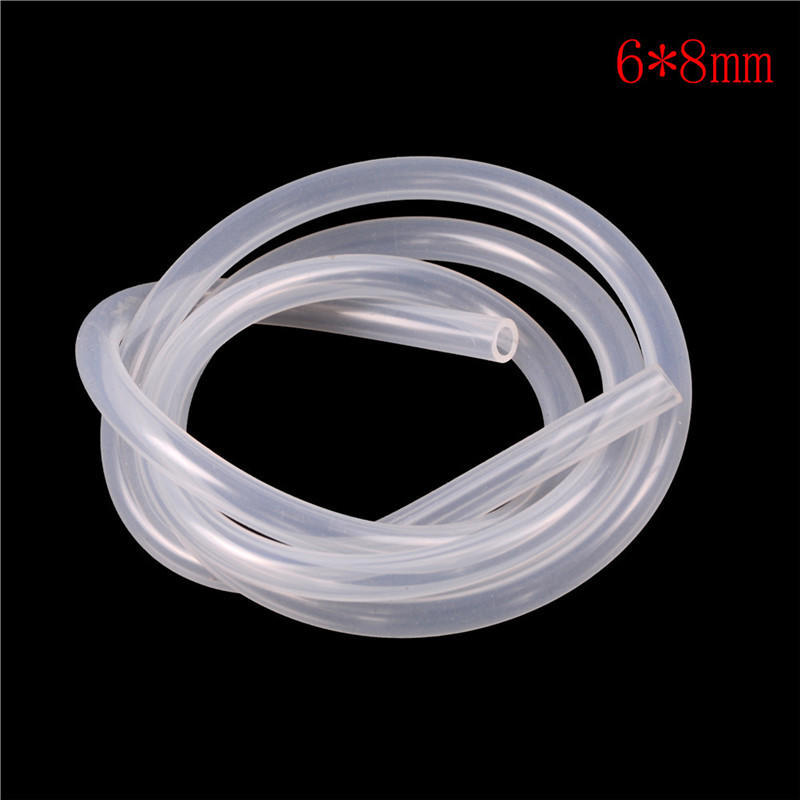 1M Food Grade Clear Translucent Silicone Tube Non-Toxic Beer Milk Soft Rubber