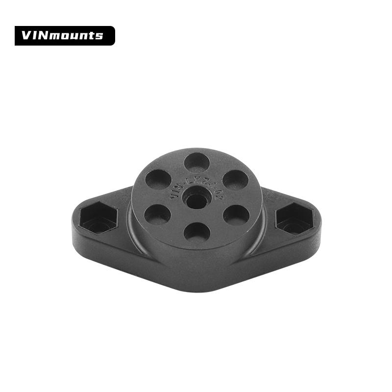 VIN Universal Quick-Release Microphone Holder Receiver Base, Locking Face Plate & Diamond Belt Clip for Hand Mic  VIN-SM-01