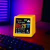 Умная настольная метеостанция WiFi: Цветной цифровой часы с функциями температуры, влажности и будильника