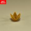 20 шт./лот MOC Кирпичи Головной убор Корона с 5 шипами Открытый центральный штырек Цветок Совместимый с 39262 Строительные блоки