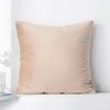 Однотонная бархатная наволочка для подушки в стиле скандинавского винтажного стиля для дома