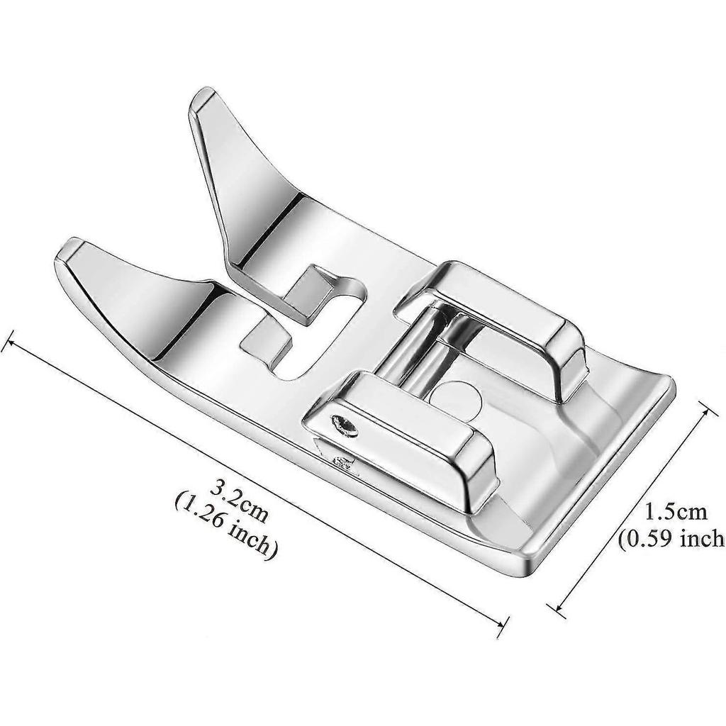 2-piece Sewing Machine Presser Foot Straight Sewing Foot Most Sewing Machines Use Serrated Foot Low Top Sewing Machines - DD
