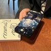 Чехол для телефона с рисунком кота и звездным небом для iPhone 17 16 15 14 13 12 11 Pro Max 16 Plus 16E 17 Air Ударопрочный Мягкий ТПУ Силиконовый Чехол