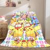 Pokemon Anime Versatile Travel Blanket Compact Suitable for Office Nap & Outdoor Camping LXR130