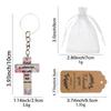 Keychain Printed Cross Pendant Keychain Party Gift