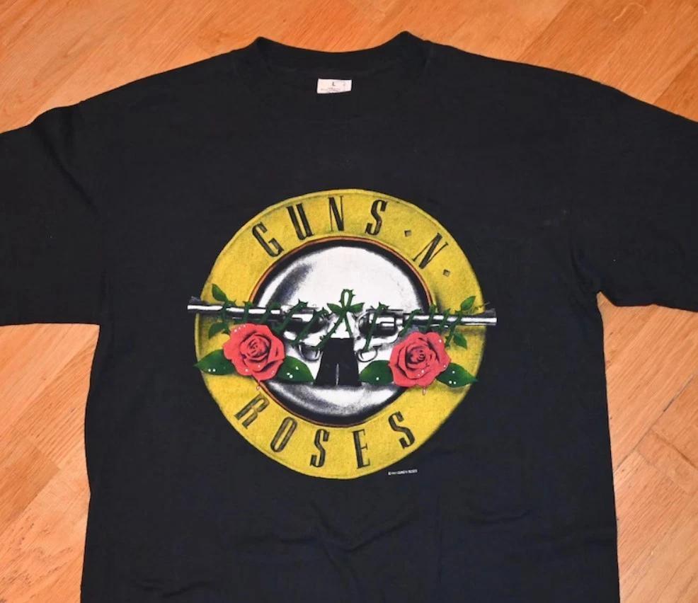 1987 GUNS N' ROSES винтажная оригинальная футболка 1980-х годов с изображением концертного тура rock metal