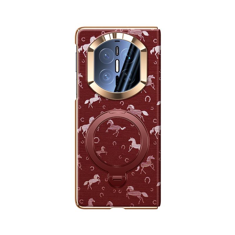 Применимо к чехлу для мобильного телефона Huawei matex7 коллекционное издание X6 вращающийся держатель x5 магнитное крепление x3 кожаный чехол для мужчин от интернет-знаменитости