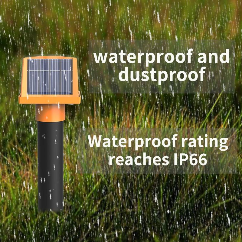 Отпугиватель мышей высокой мощности, светодиодный источник света, инвертор, ультразвуковой отпугиватель змей, солнечный водонепроницаемый отпугиватель животных для улицы