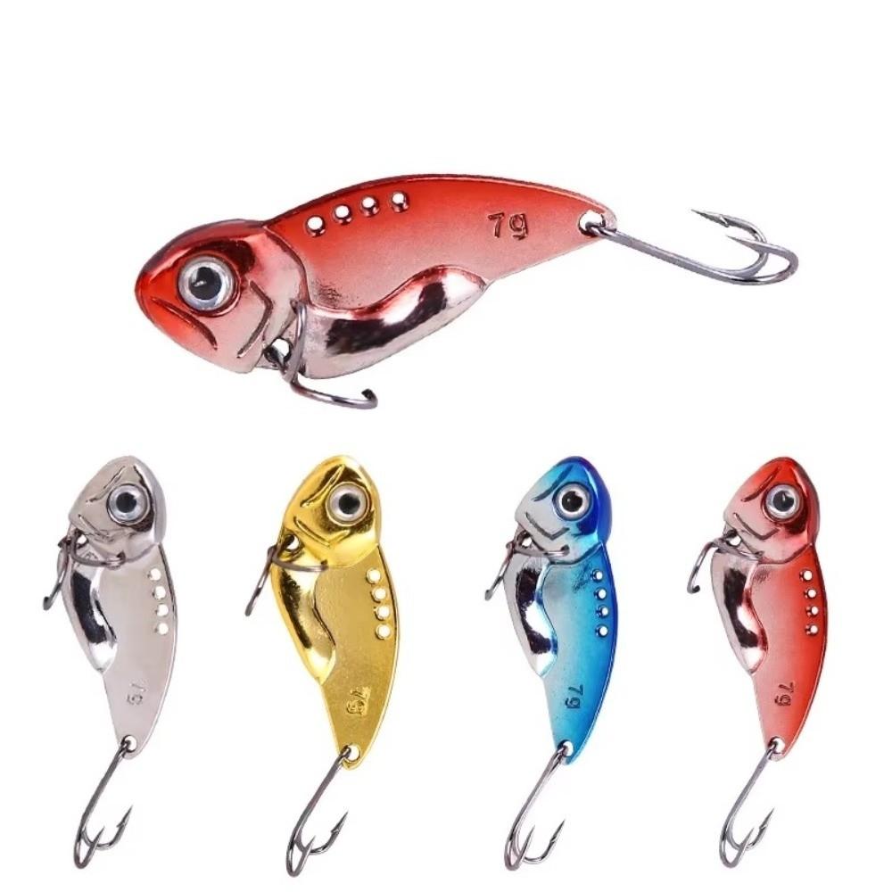 Metal Fishing Lures Wobble Rotating Lures Floating Baits Durable Vibration Bait  Fishing Tackle