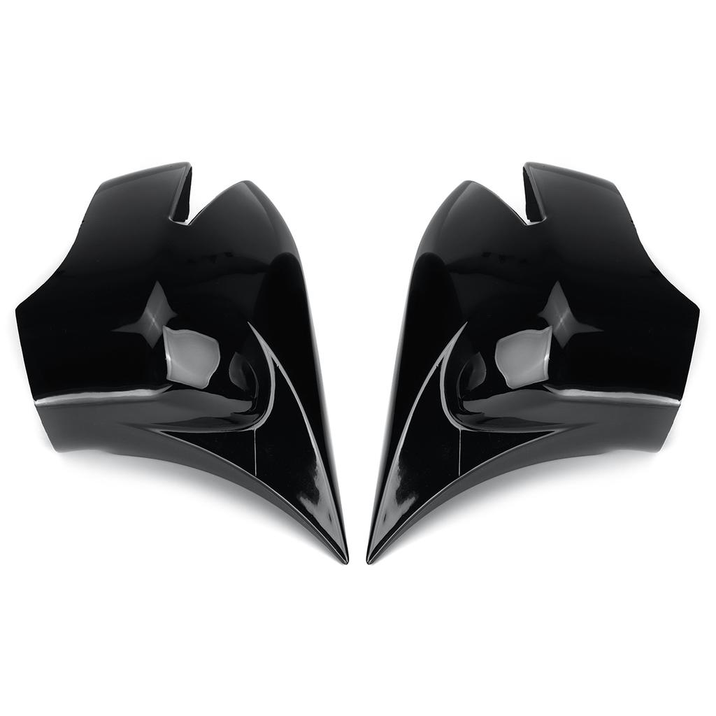 2 шт., автомобильное дополнение, крышка зеркала заднего вида, крышка зеркала заднего вида, чехол, накладка для Honda Civic 8th 2005-2011, глянцевый черный