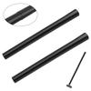 2pcs Black Vacuum Hose Plastic Bar Tube Vacuum Extension Wand Vacuum Hose Connectors