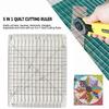 Acrylic Quilt Cut Ruler Template 6inch Measurement Tool Clothes Ruler  For Cutting Quilting