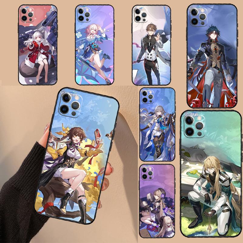 Чехол для телефона Honkai Star Rail Для iPhone 17 16 15 14 13 11 12 Pro Max mini 16 Plus 16e 17 Air Защитная крышка