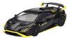 TrueScale Miniatures MINI GT 164 Lamborghini Huracan STO Nero Noctis Левый руль Готовый продукт