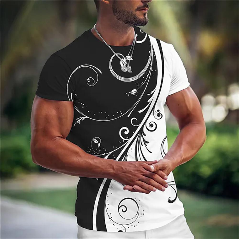 Модная мужская футболка большого размера, музыкальная 3d футболка, черно-белая уличная одежда, повседневная летняя мужская одежда с короткими рукавами, футболки для вечеринок, топы