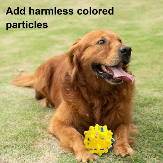 Неразрушимая игрушка для жевания собак. Прочный мяч для прорезывания зубов у собак, для агрессивных любителей жевать. Интерактивные прыгучие мячи из попкорна для больших, средних и маленьких собак.