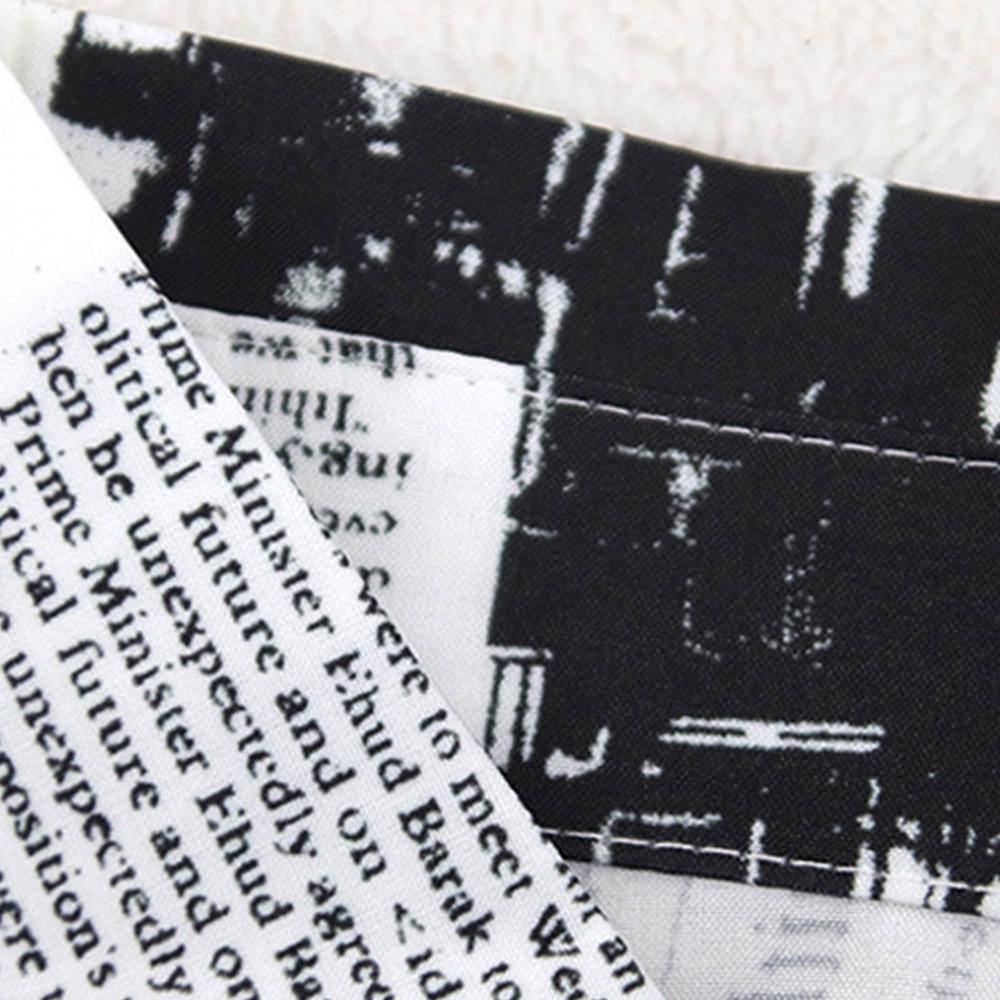 Европейский и американский английский принт Свободное платье-рубашка - Женское повседневное платье с длинным рукавом на весну