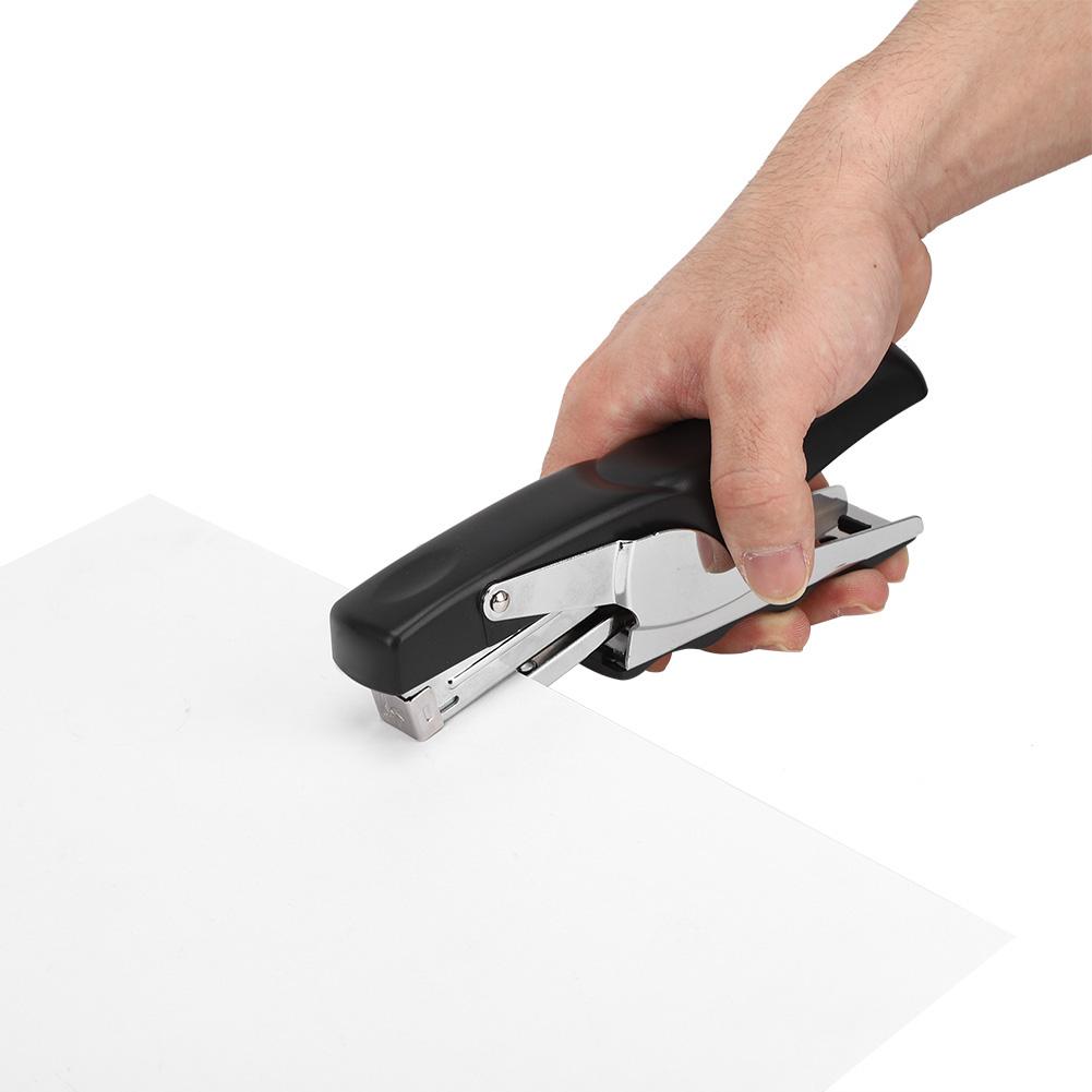 Офисный степлер, инструмент для экономии труда, школьные принадлежности, зажим черного цвета для коллекции поделок