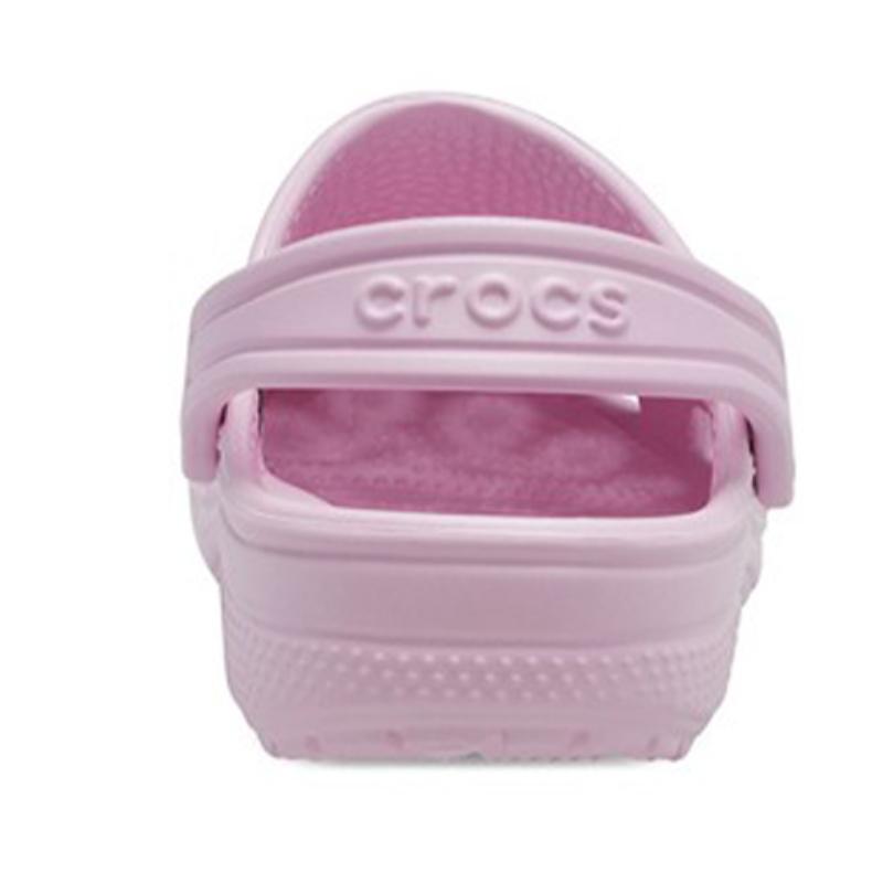 Crocs Classic Little Crocs Outdoor Toe Flat Heel Beach Hole Sneaker Sandals Ballet Pink Children's Style