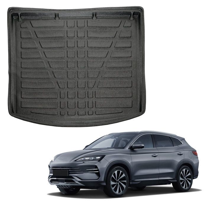 Bac de coffre sur mesure SCOUTT BYD Seal U DM (2023+), Noir, Antidérapant, Bords hauts
