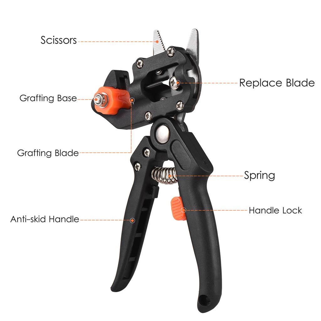2 в 1 садовые инструменты для прививки, комплект секаторов, машина для прививки, режущие плоскогубцы для прививки сада