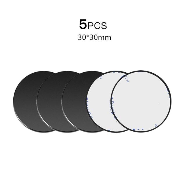 1/3/5 шт. Металлический диск для магнитного автомобильного держателя телефона, универсальная железная наклейка, магнитная подставка для мобильного телефона, крепление