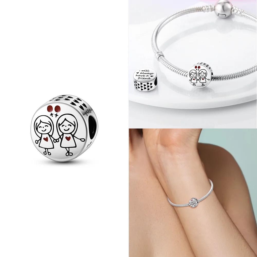 Подвески Женские Оригинальные Медные Роза Цветок Медведь Бабочка Бусины Подходят для Браслета Подвеска Изготовление Ювелирных Изделий для Женщин Изысканный Подарок