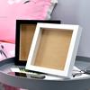 10-дюймовая деревянная фоторамка Shadow Box квадратный держатель для фотографий DIY Crafts Plant Flower