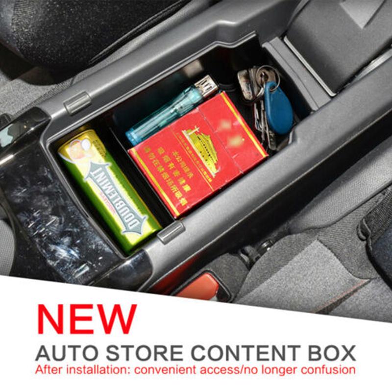 Органайзер-бокс в автомобиль для Peugeot 208 2008 II MK2 Контейнер-держатель для хранения в центральном подлокотнике Аксессуары для интерьера
