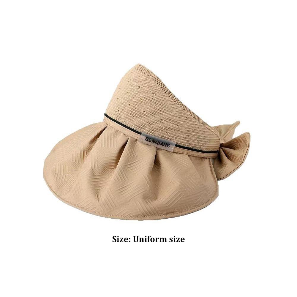 Кепки с козырьком от УФ-излучения, пляжные шляпы с открытым верхом, модные солнцезащитные шляпы для отдыха на природе