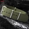 Нейлоновый ремешок для часов в рубчик 18 мм 19 мм 20 мм 22 мм для Omega Military Sports Наручный браслет Мужской Женский Плетеный Тканевый Ремешок для часов Аксессуары