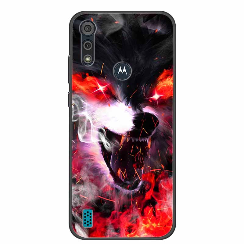 Чехол для телефона Motorola Moto E6i / E6s 2020, противоударный, из мягкого силикона TPU, задняя крышка для Moto E6s 2020 e 6S 6i, чехлы, мраморный принт