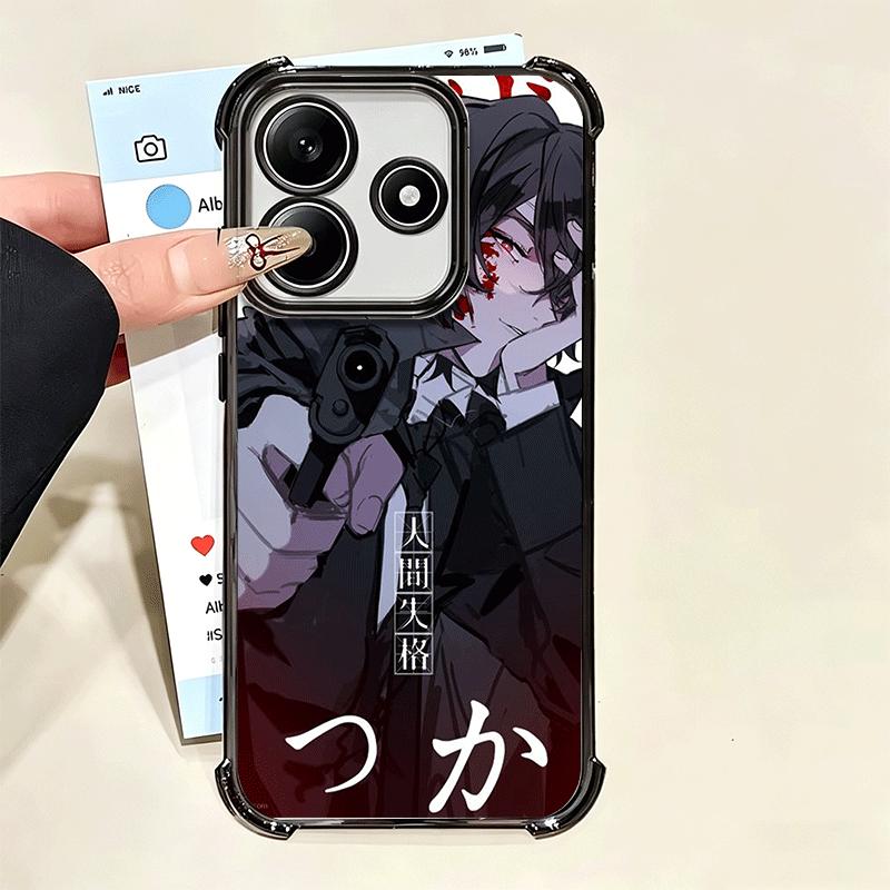Мягкий чехол для телефона Bungo Stray Dogs Дазай для Xiaomi Poco X7 X8 Pro Max X6 X5 X3 F8 Ultra F7 M8 M7 M5S Redmi 15C 15A 15 14C 13C 12C