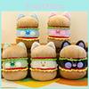Plush Cartoon Hamburger Doll Childrens Cat Cartoon Toys Animal Holiday Gifts