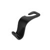 Car Seat Back Hook, Car Headrest Hook, Car Accessories For Interior, Plastic Black Hook