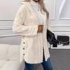 Fall Winter Oversized Knit Cardigan Sweater Coat Button Long Sleeve Casual Outerwear