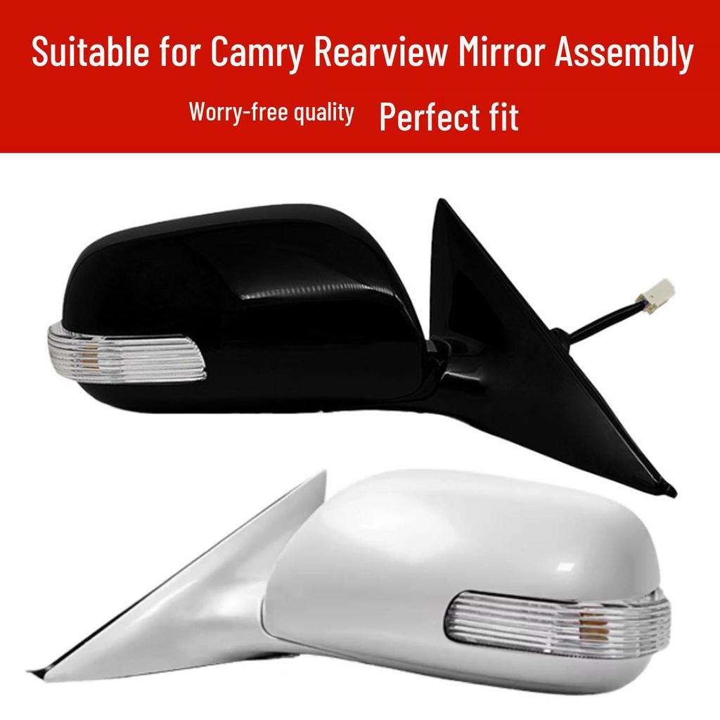 Toyota Camry (06-13) Rearview & Side Mirror Assembly - 6th Gen, Left & Right Reflective Mirrors