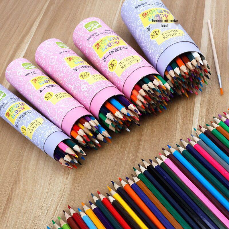 48 Water-Soluble Colored Pencils for Students and Beginners - Professional Hand-Painting Set