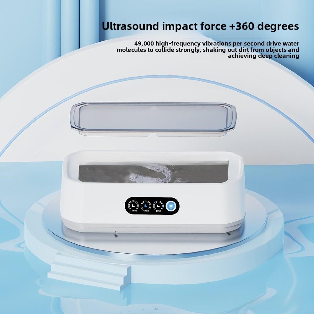 Ультразвуковая чистящая машина Машина для чистки очков Большая емкость 650 мл Машина для чистки ювелирных изделий брекетов