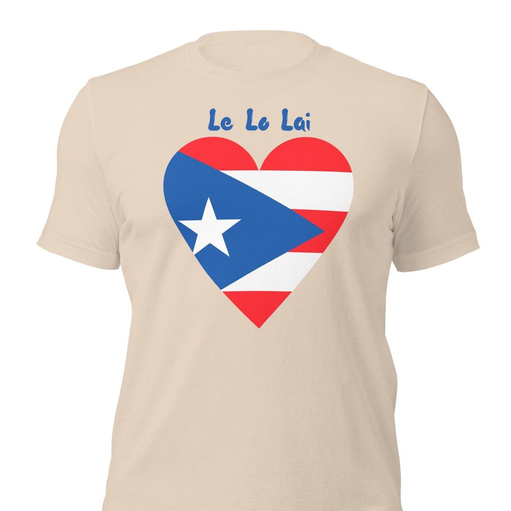 Puerto Rican Flag Heart T-Shirt: Boricua Pride Unisex Tee