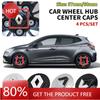 Hub Caps 4PCS 57mm 60mm Car Wheel Center Cap Logo Hub Badge Rims Cover For Renault Megane 2 3 Clio 4 Trafic Captur Emblems Kango